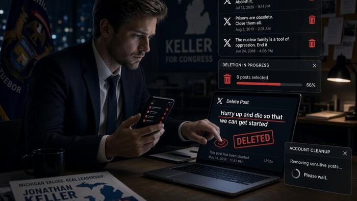 "Hurry Up And Die": Michigan Democrat Joins Other Radicals In Scrubbing Past Social Media Statements