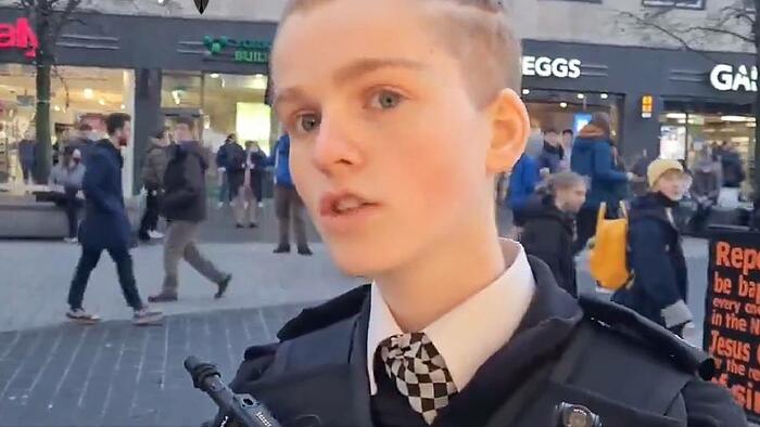 Watch: British Cops Grill Street-Preacher After Someone Takes 'Offense' At Bible Passages