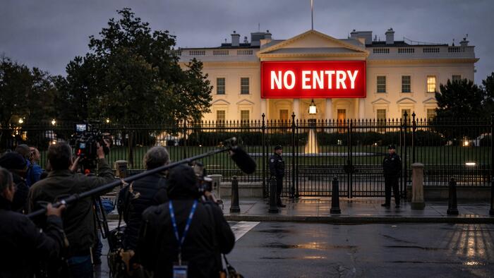 Trump Drops 'Fake News' Receipts As CNN, MSNBC, Politico Journos Have White House Badges Revoked
