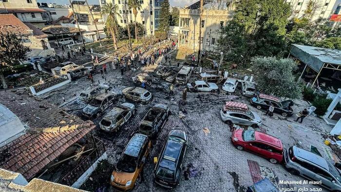 Who Struck The Hospital In Gaza? - Vimarsana News
