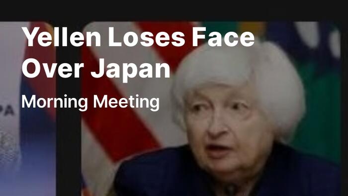 Yellen Loses Face Over Yen Debacle - Vimarsana News