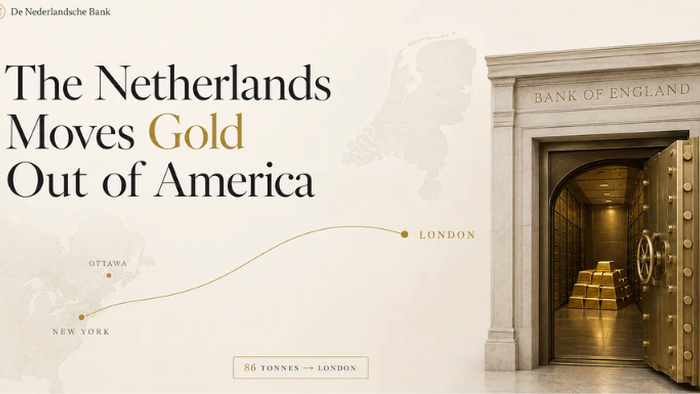 Netherlands Moves 86 Tonnes of Gold Out of America