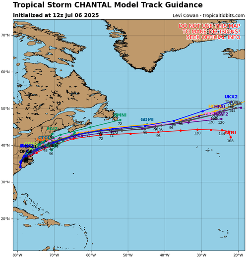 Tropical Storm Chantal Makes Landfall – All Eyes On Possible NYC Path