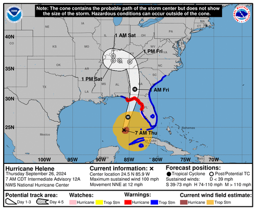 Hurricane Helene Becomes ‘Nightmare’ Storm With ‘Unsurvivable’ Storm Surge Ahead Of Florida Landfall