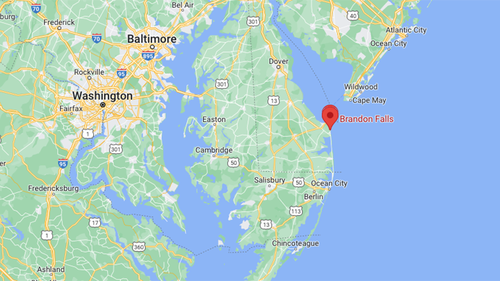 Place Where Biden Face-Planted Off Bike Is Named ‘Brandon Falls’ On Google Maps
