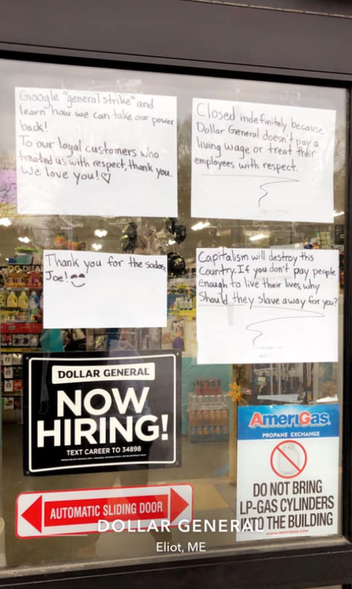 Entire Dollar General Store Closes After Staff Quits Over Lousy Pay