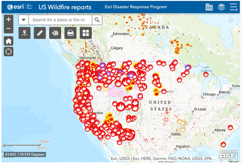 67 Wildfires Spread Across 10 States In US West - Nemos News Network