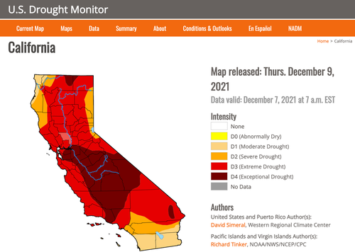 "Atmospheric River" Sets Crosshairs On Drought-Stricken
California 4