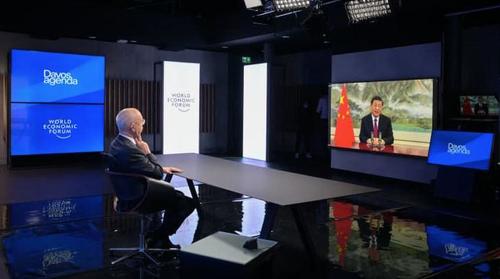 WEF's Schwab Gives China's Xi Propaganda Platform Against "Hegemonic Bullying... Cold War Mentality"