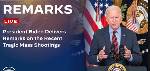 Watch Live: Biden Addresses Gun Violence, Following Spate Of Mass Shootings 