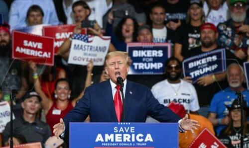 Trump Says November Election’s A “Referendum” On “Enemy Of The State” Biden