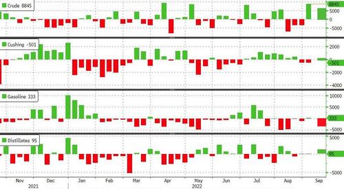 WTI Steady Above ‘Biden Floor’ Despite Another Big Crude Build