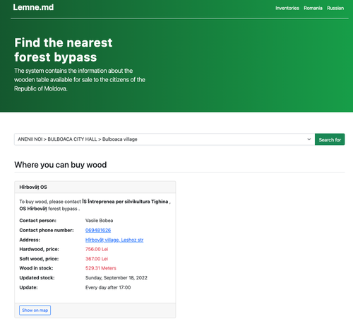 Moldova Launches Firewood Distribution Website Amid Historic Energy Crisis
