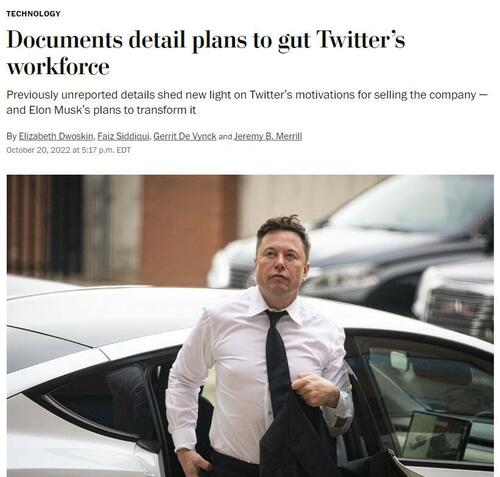 Musk Planning To Fire 75% Of Twitter Staff: WaPo 2022-10-20_14-53-54