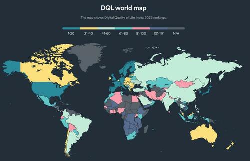 Israel Has The World’s Highest Digital Quality Of Life In 2022, USA Only 12th