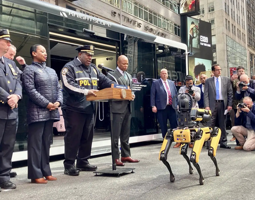 Mayor Adams And NYPD Unveil Dystopian Robot Dog To Fight Crime