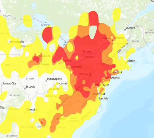 Toxic Wildfire Smoke Blankets Ten States As Independence Day Weekend Begins