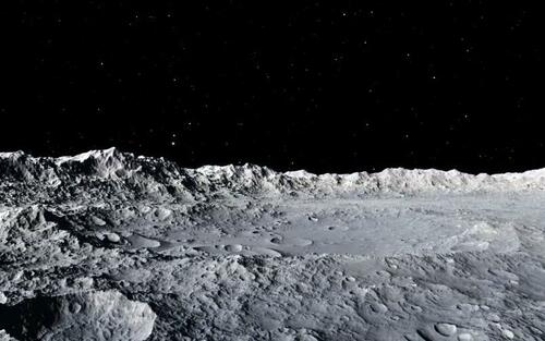 Heat Is Radiating From A Huge Mass Under The Moon
