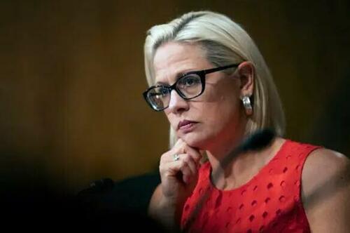 Arizona Sen. Kyrsten Sinema, here in 2019 when she was a Democrat before becoming an independent, could be embroiled in a three-way race in 2024 in seeking a second term. (Manuel Balce Ceneta/AP Photo)