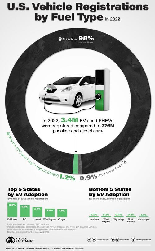 Visualizing EV Market Share In The US