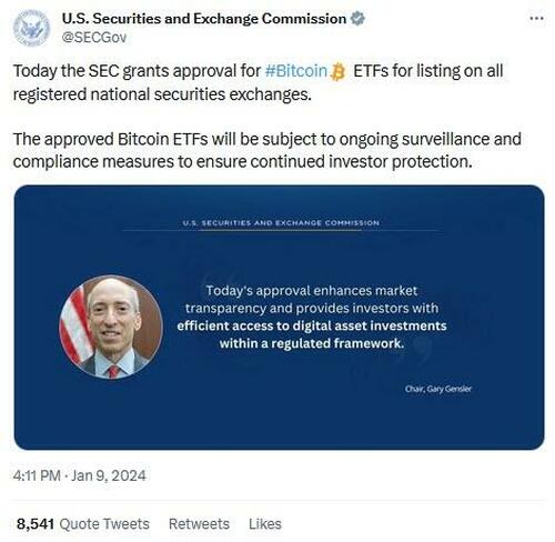 SEC Hacked: Chaos Erupts After ‘Unauthorized’ Post On X Signals Approval Of Bitcoin Spot ETF