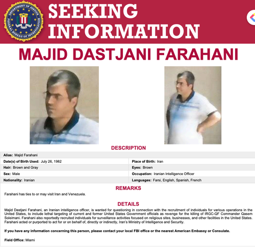 Iranian Assassin On The Loose In America, Targeting Trump-era Officials