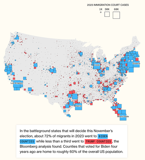 <div>US Map Shows Potential Areas Of Migrant 'Great Job Replacement'</div>