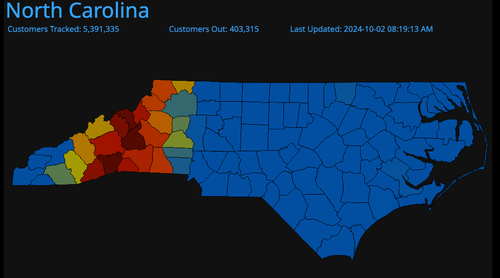 ​Grid Apocalypse Hits Carolinas: 360 Substations Down, Power Restoration Could Take “Months” – Tyler Durden