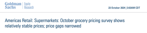 Attention Cash-Strapped Americans: Goldman Reaffirms Walmart Offers Best Grocery Deals