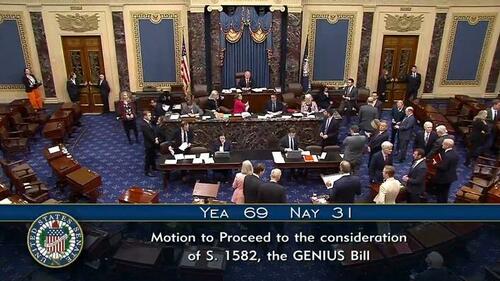 US Senate Votes To Move Ahead With GENIUS Act; ‘Legitimizing’ Stablecoins For Global Institutional Adoption