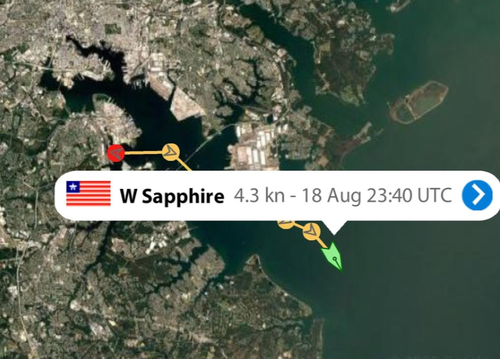 Explosion Rocks Cargo Ship Departing Baltimore Harbor