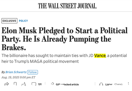 Musk Reportedly Scales Back ‘America First Party’ Plans In Possible Détente With Trump