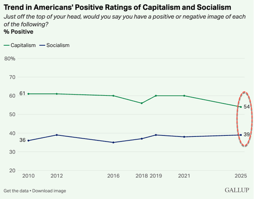Americans Sour On Capitalism As Democrats Go All-In On Socialism: Survey