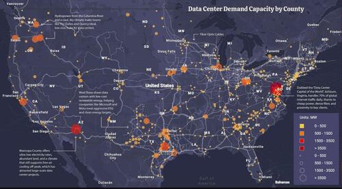 Visualizing The Massive Network Powering US Data Centers
