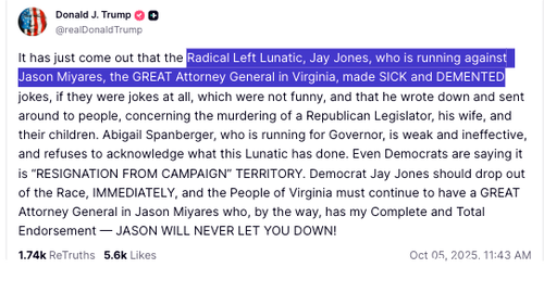 “Two Bullets To The Head”: Dem AG Nominee Jay Jones Fantasized About Shooting Republican Lawmaker