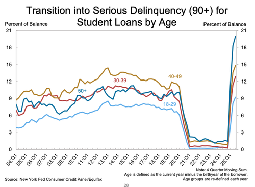 Abrupt Sentiment Shift Rocks Gen Z: Restaurants Warn Of Spending Drop As Student Loan "Default Cliff" Arrives thumbnail