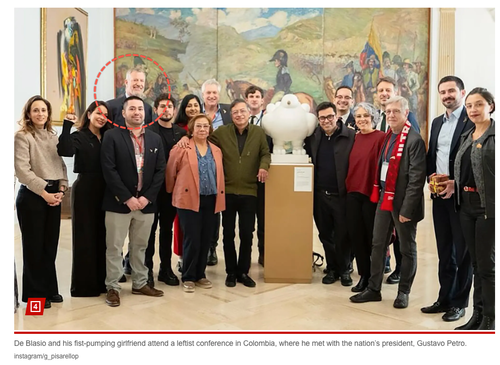 Ex-NYC Mayor de Blasio Joins China-Linked Far-Left Group At Anti-U.S. "Emergency Meeting" In Colombia