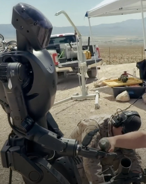 Watch: Humanoid Warbot Live-Fires Mortars At Vegas Test Range