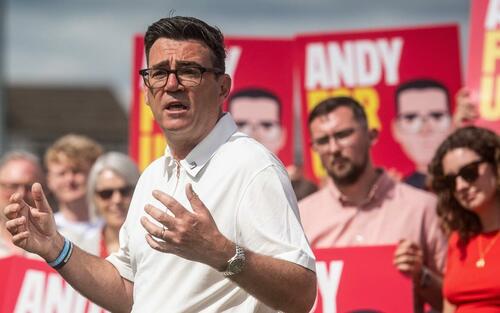 UK Gilt Yields Spike As Burnham Win Opens Door To Oust Starmer