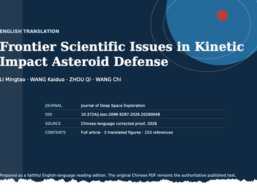 China Plans Planetary Defense Test By Slamming Mach 26 Spacecraft Into Asteroid