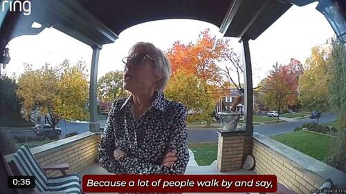 Watch: Angry Screeching Karen Confronts Homeowner For Voting For Trump