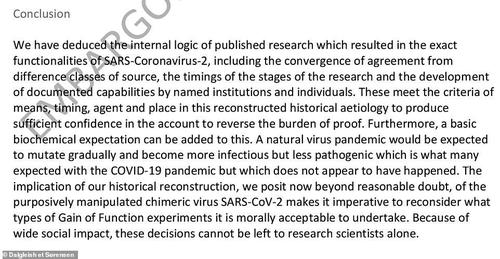 COVID-19 HIV Spike Protein Gene: Virologists Confirm No Credible Natural Ancestor