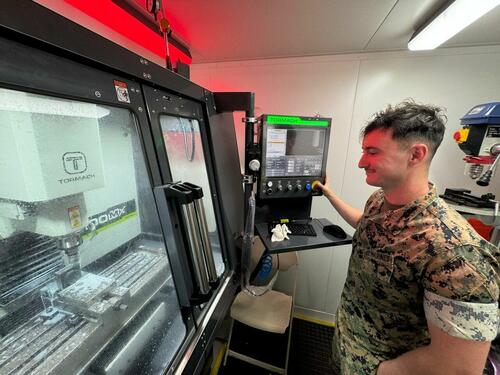 On The High Seas, The Navy Is 3D-Printing Its Way Out Of Supply Chain Delays