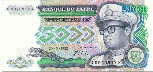 The Interesting Case Of ‘The Zaïre’, The Question MMT Cannot Answer Billet_de_5_mille_zaire_mai_1988