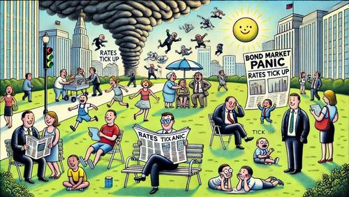 Bond Market Sky Is Falling AI Imagery