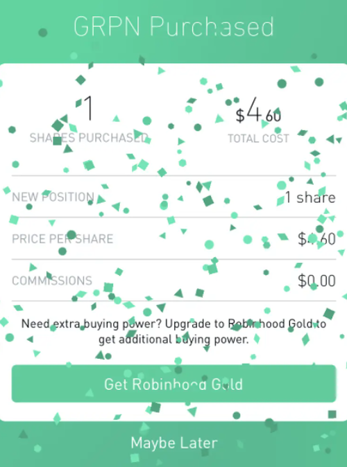 Robinhood Considering Ending Its Iconic Confetti Animations ZeroHedge
