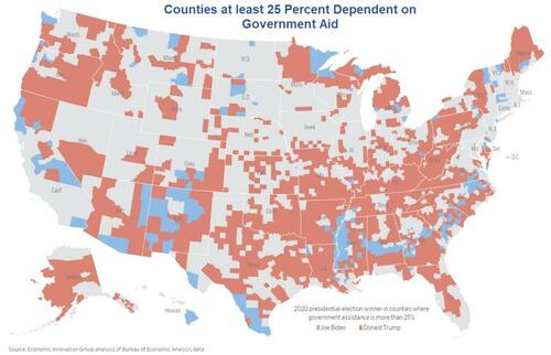Americans’ Stunning And Growing Dependence On Government Aid In Pictures
