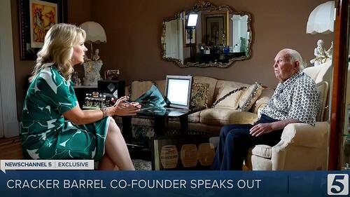 Watch: Cracker Barrel’s 93-Year-Old Founder Blasts Abandoned Rebrand As “Crazy” And “Pitiful”