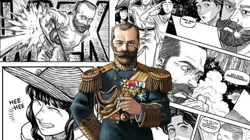 Czar Nicholas II, as drawn by Alex Wisner. 