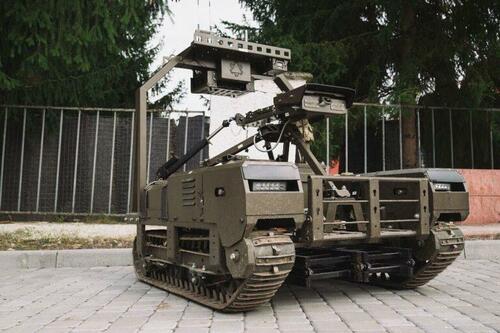 Watch: Russian Soldiers Surrender To Gun-Wielding Robot; Humanoid Warfare Nears